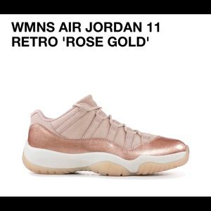Women’s air Jordan 11 rose gold